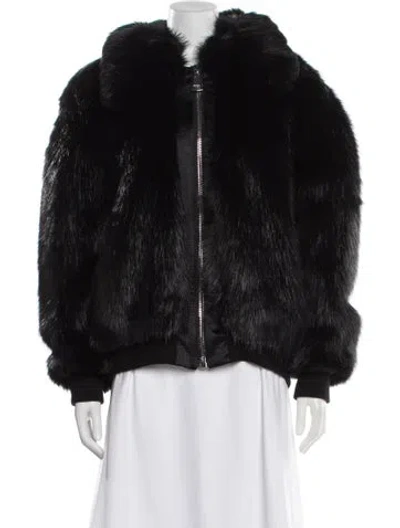 Pre-owned Emory Bee Faux Fur Faux Fur Jacket W/ Tags In Black