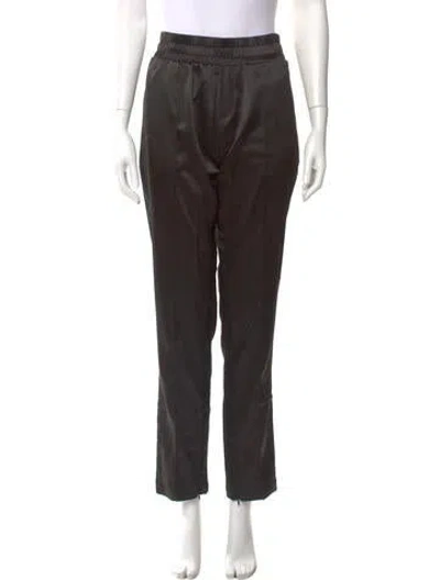 Pre-owned Emory Bee Straight Leg Pants In Black