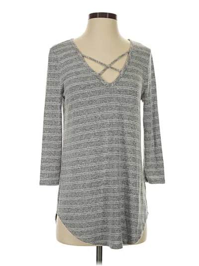 Pre-owned Emory Park 3/4 Sleeve T-shirt In Gray