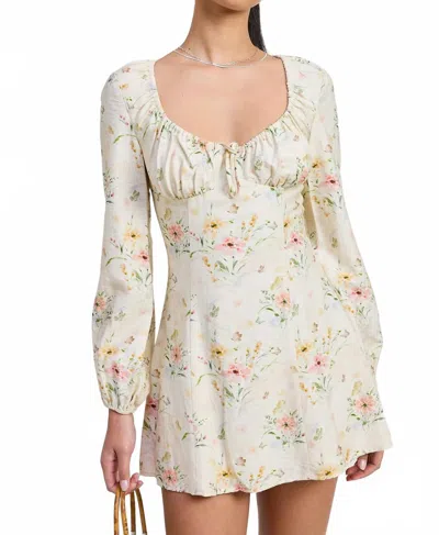 Emory Park Angelica Mini Dress In Floral Multi In White