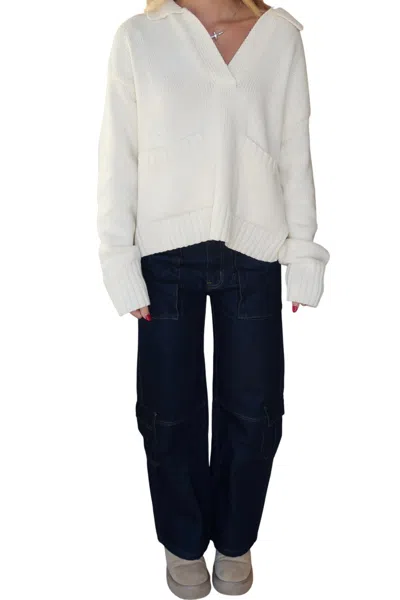 Emory Park Autumn Time Sweater In Ivory In Multi