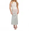 Emory Park Bias Maxi Skirt In Blush In White