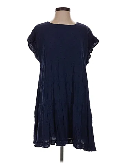 Pre-owned Emory Park Casual Dress In Blue