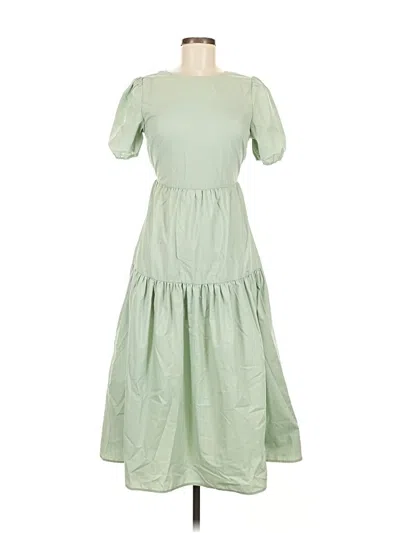 Pre-owned Emory Park Casual Dress In Green
