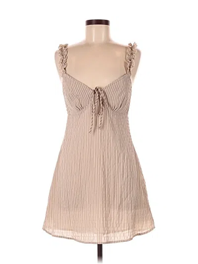 Pre-owned Emory Park Casual Dress In Tan