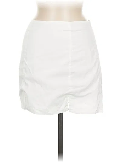 Pre-owned Emory Park Casual Skirt In White