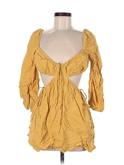 Pre-owned Emory Park Cocktail Dress In Tan