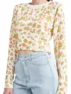 Emory Park Everly Open Back Sweater In Multi In Neutral