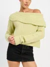 EMORY PARK IT GIRL SWEATER IN SAGE