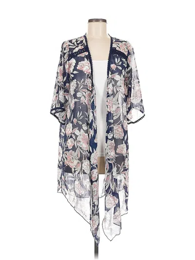 Pre-owned Emory Park Kimono In Blue