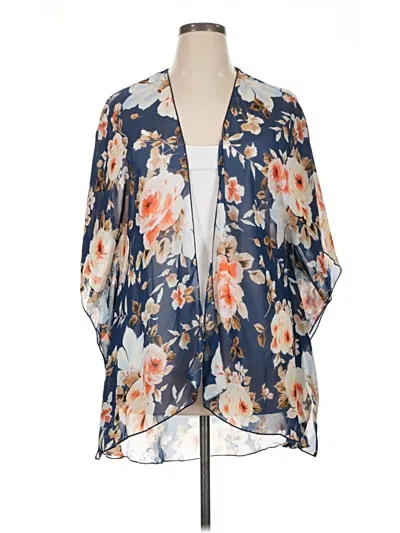 Pre-owned Emory Park Kimono In Blue