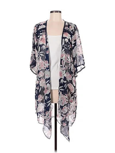 Pre-owned Emory Park Kimono In Blue
