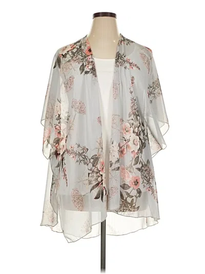 Pre-owned Emory Park Kimono In Gray