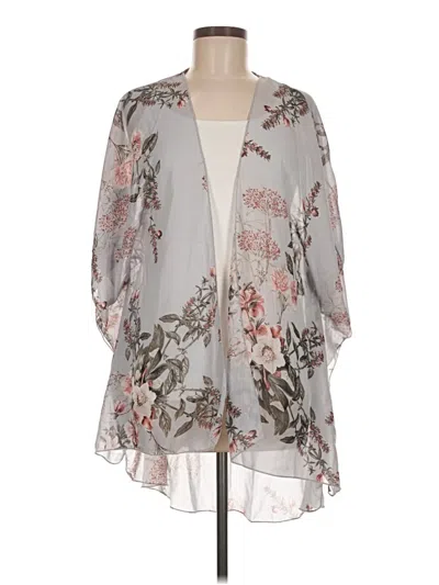 Pre-owned Emory Park Kimono In Gray