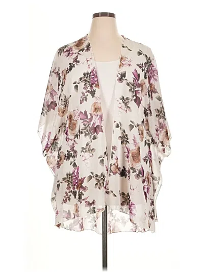Pre-owned Emory Park Kimono In Ivory