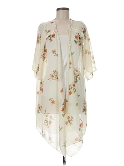 Pre-owned Emory Park Kimono In Ivory