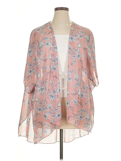 Pre-owned Emory Park Kimono In Pink