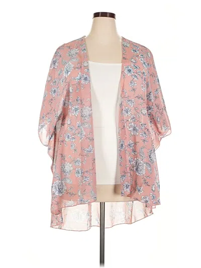 Pre-owned Emory Park Kimono In Pink