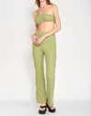 Emory Park Life Is Beautiful Pant Set In Meadow Green