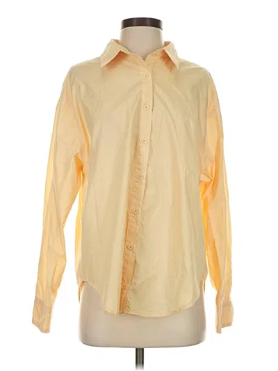 Pre-owned Emory Park Long Sleeve Blouse In Yellow