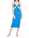 Emory Park Maci Cutout Midi Dress In Aqua In Blue