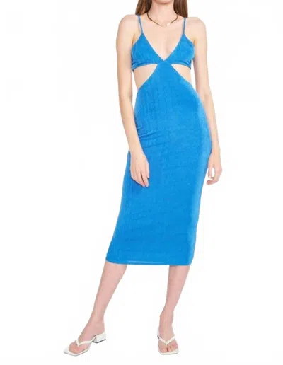 Emory Park Maci Cutout Midi Dress In Aqua In Blue