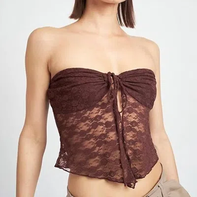 Emory Park Martini Please Top In Espresso In Brown