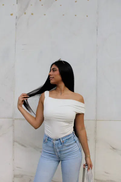 Emory Park Ocean Drive Top In White