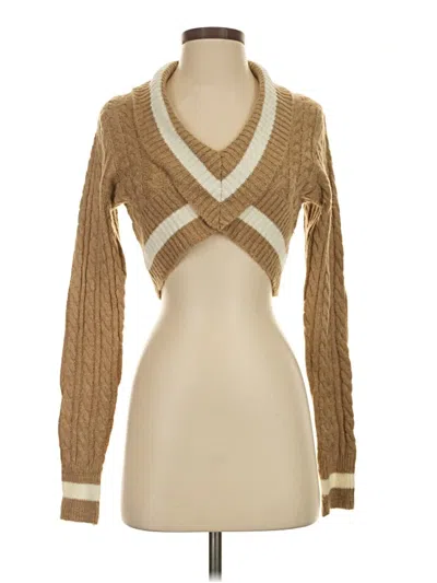 Pre-owned Emory Park Pullover Sweater In Brown