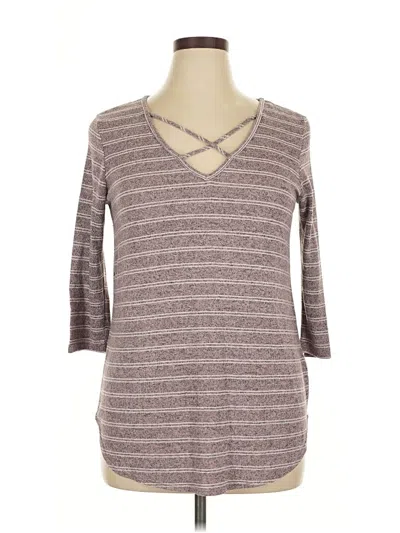 Pre-owned Emory Park Pullover Sweater In Burgundy