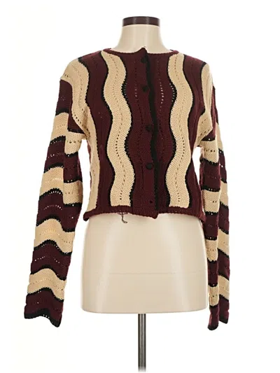 Pre-owned Emory Park Pullover Sweater In Burgundy