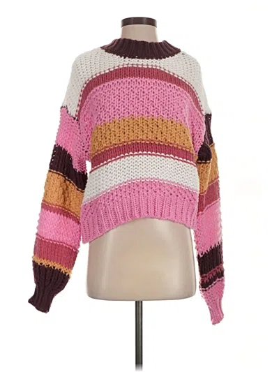 Pre-owned Emory Park Pullover Sweater In Pink