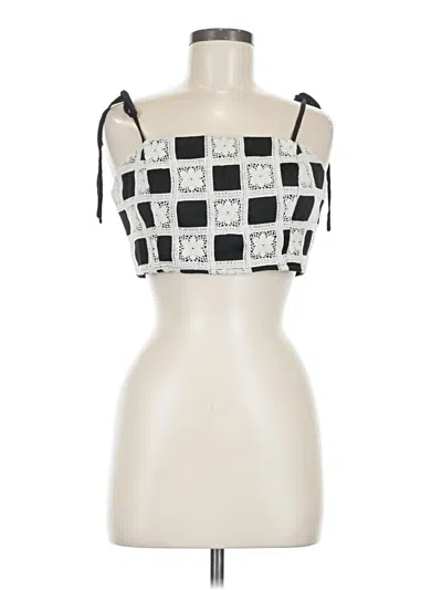 Pre-owned Emory Park Sleeveless Blouse In Black