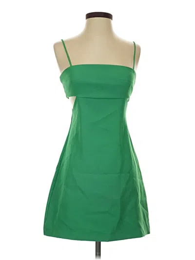 Pre-owned Emory Park Sleeveless Top Green Strapless Neckline Tops