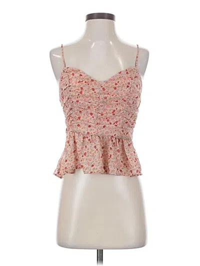 Pre-owned Emory Park Sleeveless Top Orange Sweetheart Neckline Tops