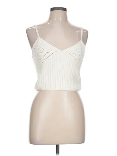 Emory Park Tank Top Ivory Strapless Neckline Tops