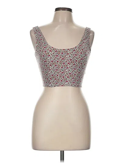 Pre-owned Emory Park Tank Top Pink Sweetheart Neckline Tops