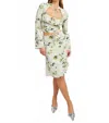 Emory Park Tasia Skirt In Green In White