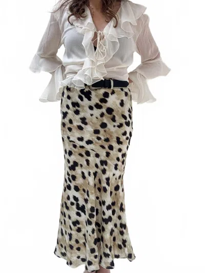 Emory Park Weekend Muse Maxi Skirt In Leopard In Animal Print