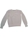 Emory Park Women's Open Knit Coverup Top In Off White In Gray