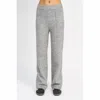 Emory Park Women's Sweater Crease Pants In Heather Grey In Green