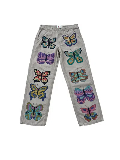 Emotionally Unavailable Butterfly Jeans Multi-color