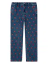 Emotionally Unavailable Heart-pattern Jeans In Blue