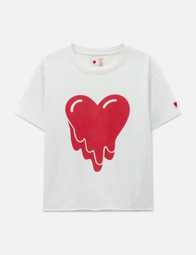 Emotionally Unavailable Logo Tee In White