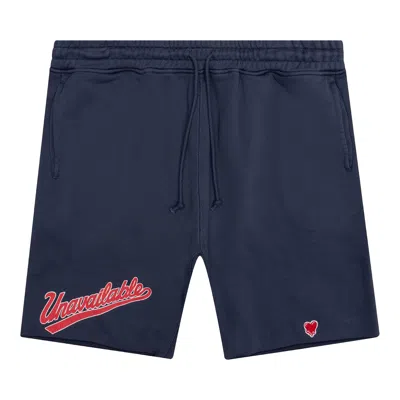 Pre-owned Emotionally Unavailable Sweatshort 'navy Blue' | Men's Size S