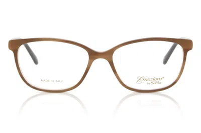 Emozioni 4049 Men's Glasses, Brown, Size 52