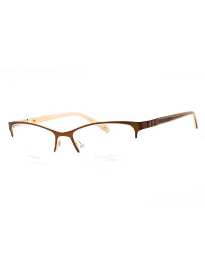 Emozioni 4379 Stainless Steel Eyeglasses In 0fg4 00 - Brown Gold
