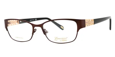 Emozioni Em 4387 009q Occhiali Da Vista Marroni Per Donna (solo Montatura) In Brown