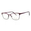 Emozioni Em 4395 00t7 00 Plum 52mm In Burgundy