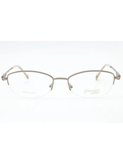 Emozioni Em 4402 Eyeglasses In 06f3 00 - Peach Pink/clear Demo Lens